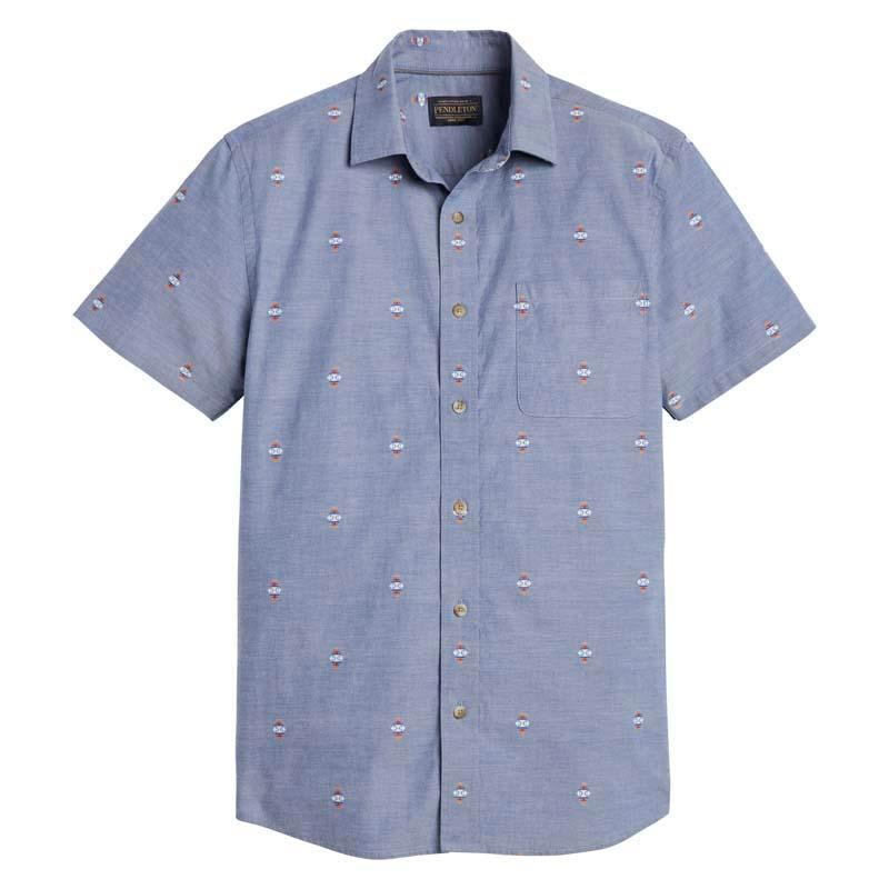 CARSON SHIRT - BLUE CHAMBRAY MUL