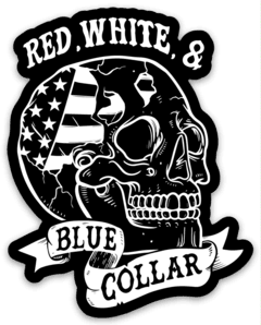 RWBC Skull Sticker