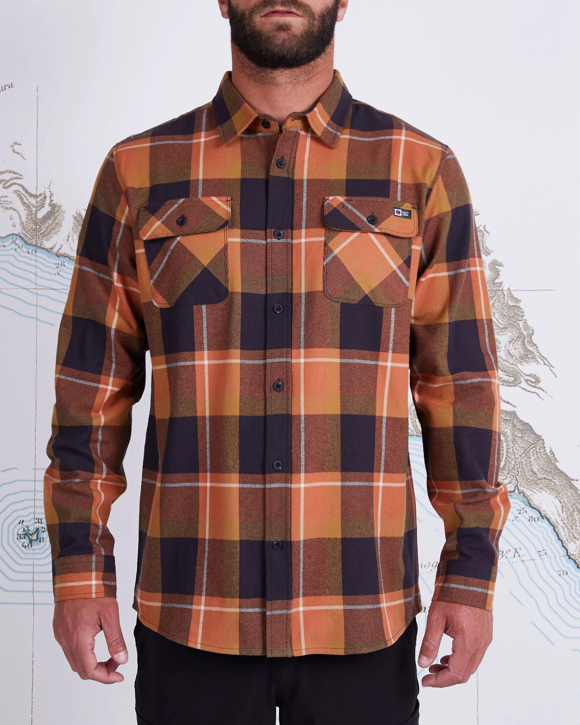 Dawn Patrol Flannel Black - Purpose-Built / Home of the Trades