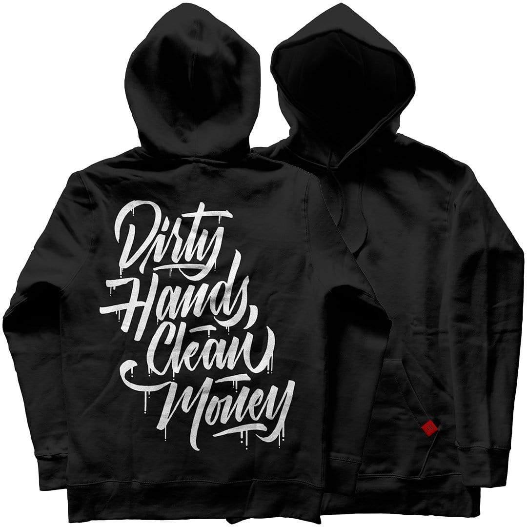 Stacked DHCM Hoodie - Black - Purpose-Built / Home of the Trades