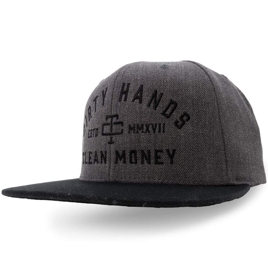 DHCM Snapback: Charcoal / Black - Purpose-Built / Home of the Trades