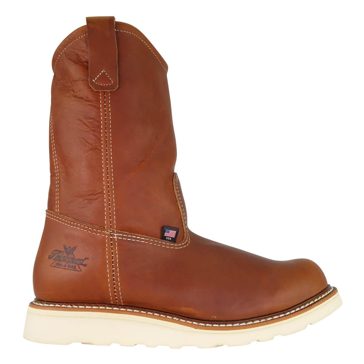 American Heritage - 11" Tobacco Pull-On – MAXwear Wedge (Soft Toe) - Purpose-Built / Home of the Trades
