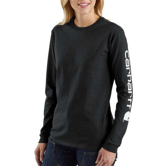 WK231 Workwear Logo Long Sleeve (Black)