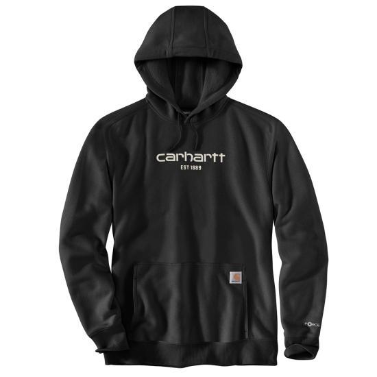 Force Relaxed Fit Lightweight Logo Graphic Sweatshirt - Black - Purpose-Built / Home of the Trades