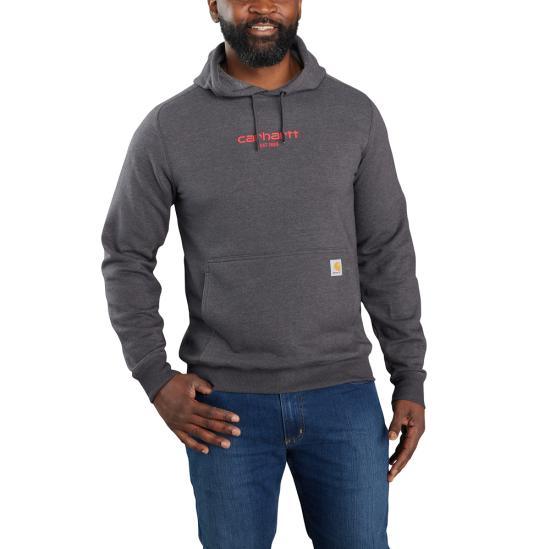 Force Relaxed Fit Lightweight Logo Graphic Sweatshirt - Carbon