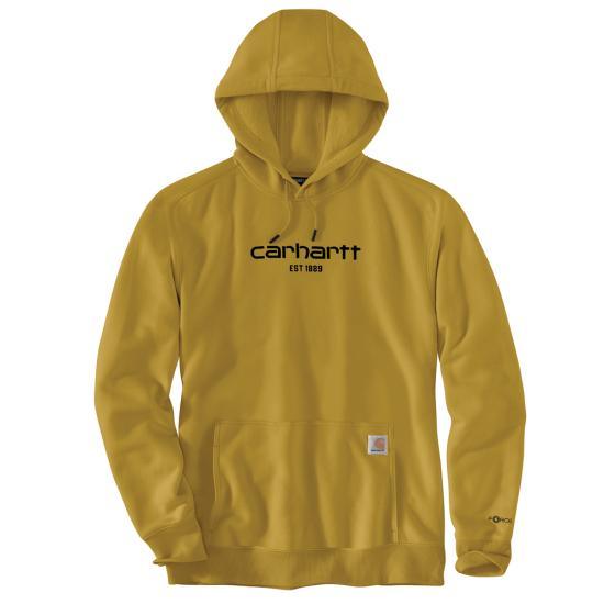 Force Relaxed Fit Lightweight Logo Graphic Sweatshirt - Golden Haze - Purpose-Built / Home of the Trades