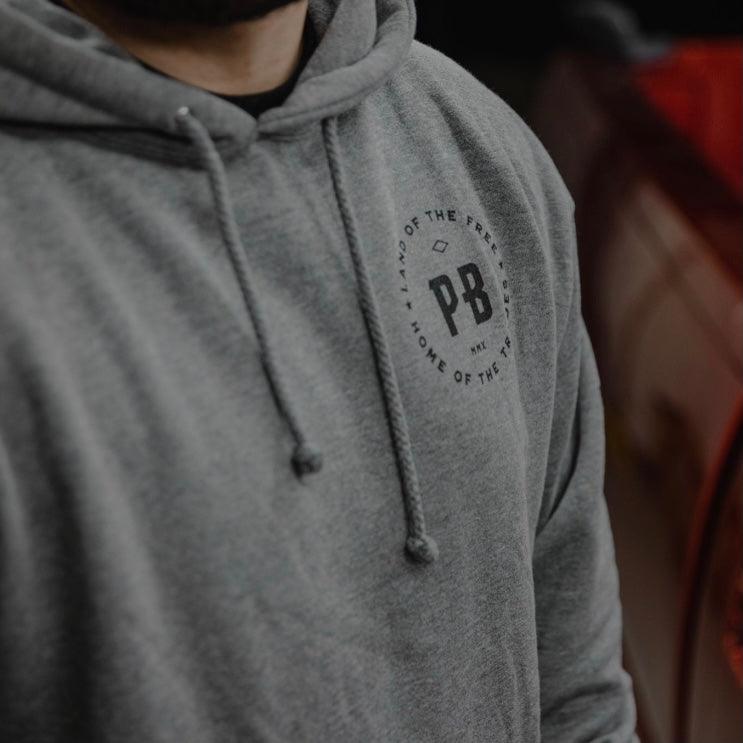 PurposeBuilt Logo Hoodie Grey