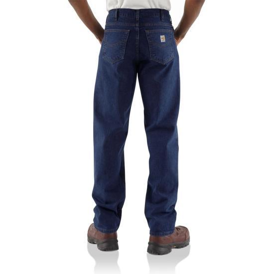 FRB100 - Flame Resistant Straight Leg Relaxed Fit Jean (Denim)(Denim)
