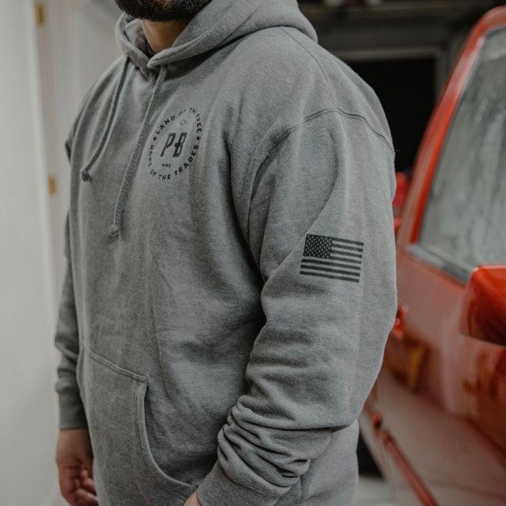 PurposeBuilt Logo Hoodie Grey