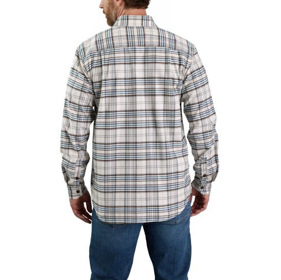 Rugged Flex® Relaxed Fit Midweight Flannel Long-Sleeve Plaid Shirt - Malt - Purpose-Built / Home of the Trades