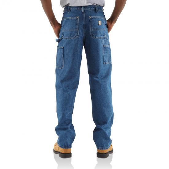 Loose Original Fit Washed Logger Double Front Work Jean (Denim)(Dark Brown) - Purpose-Built / Home of the Trades