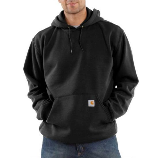 K121 - MIDWEIGHT HOODED SWTSHT (BLK)