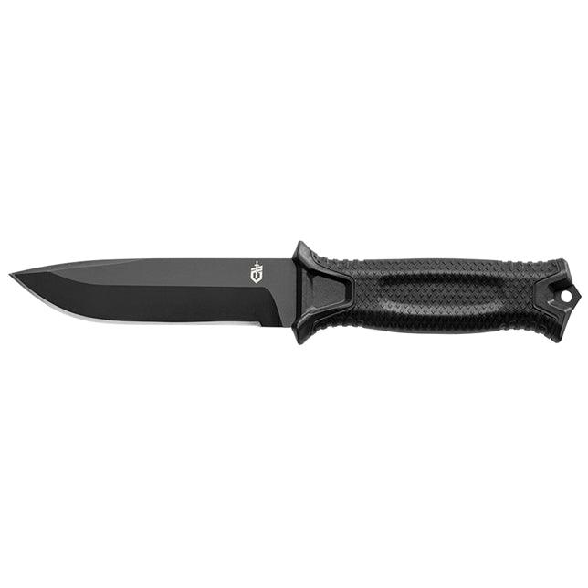 Strongarm Sheath Knife - Black, Plain Edge - Purpose-Built / Home of the Trades