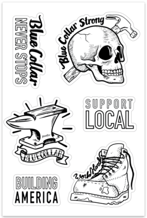 Support Local Sticker Pack - Purpose-Built / Home of the Trades